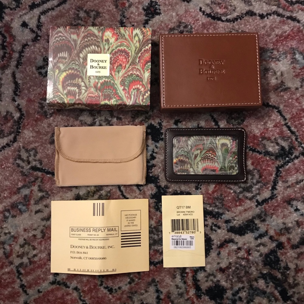 Dooney & Bourke Leather Card Holder